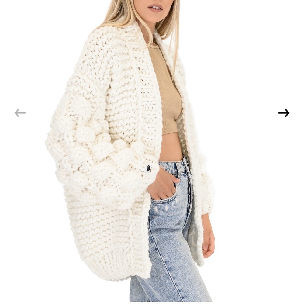 Mumshandmade bubblesleeve cardigan